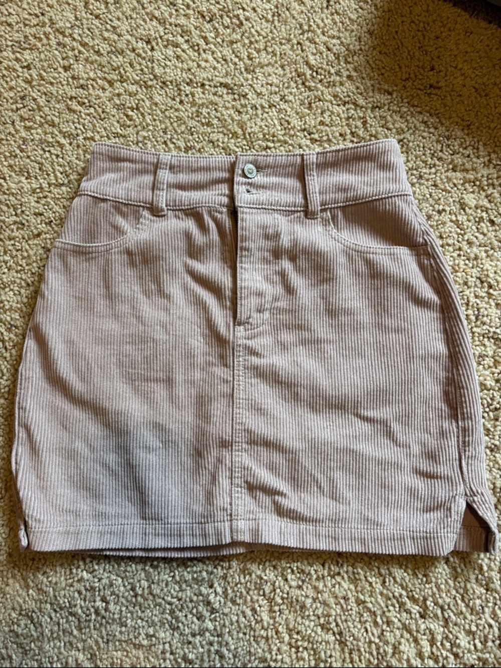Hollister| Tan Corduroy Skirt| Size 0